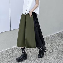 Load image into Gallery viewer, Paneled Wide Leg Straight Leg Pants
