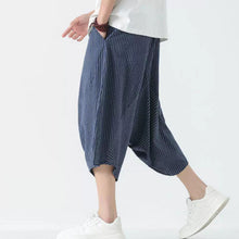 Load image into Gallery viewer, Stripe Lantern-shaped Loose-fitting Low-cut Baggy Pants
