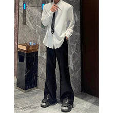 Load image into Gallery viewer, Heavy Metal Chain Beaded Diamond Bootcut Pants
