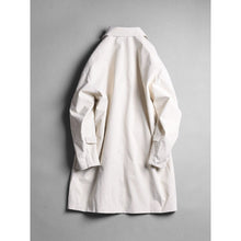 Load image into Gallery viewer, Mid-Length Lapel Loose Fit Casual Silhouette Trench Coat
