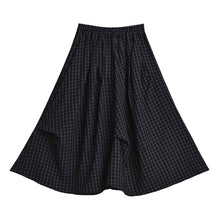Load image into Gallery viewer, Irregular Plaid A-line Skirt
