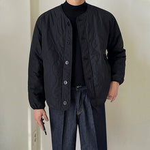 Load image into Gallery viewer, Japanese Loose Collarless Cotton Jacket
