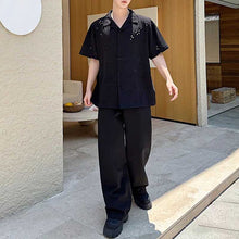 Load image into Gallery viewer, Summer Hollow Cuban Collar Loose Shirt
