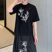 Load image into Gallery viewer, Embroidered Buttoned Casual Loose T-shirt
