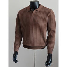 Load image into Gallery viewer, Seagull Collar Long-sleeved Knit Sweater
