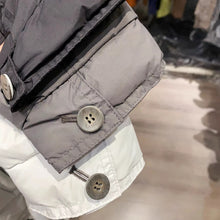 Load image into Gallery viewer, Color-blocked Lapel Zip-up Down Jacket
