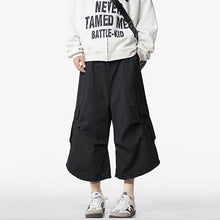 Load image into Gallery viewer, Loose Straight Wide-leg Casual Cropped Trousers
