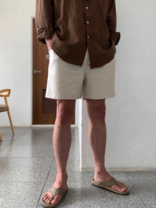 Linen Casual Beach Shorts