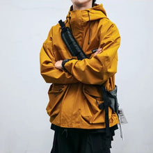 Load image into Gallery viewer, Hooded Loose-fitting Windproof Casual Jacket
