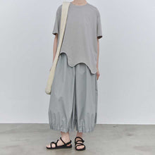 Load image into Gallery viewer, Irregular Wavy Hem Loose Pullover T-shirt

