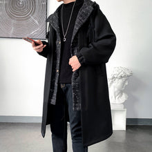 Load image into Gallery viewer, Fake Two Piece Hooded Windbreaker Jacket
