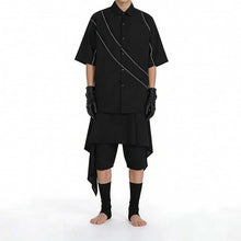 Load image into Gallery viewer, Loose-Fit Casual Lapel T-Shirt
