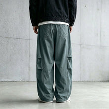 Load image into Gallery viewer, Japanese Lightweight Drawstring Straight-leg Casual Pants
