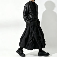 Load image into Gallery viewer, Japanese Loose PU Leather Blazer Jacket

