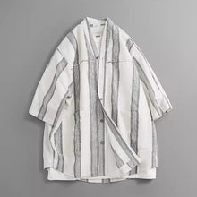 Load image into Gallery viewer, Casual Retro Striped Loose Shirt
