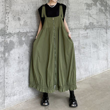 Load image into Gallery viewer, Vintage Workwear Zipper Suspender Dress
