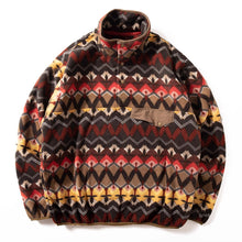 Load image into Gallery viewer, Retro Half-open Collar Sweatshirt
