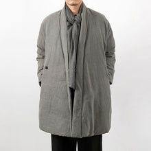 Load image into Gallery viewer, Loose Diagonal Placket Cotton-linen Jacket
