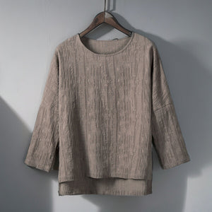 Cotton Linen Vintage Loose Thin Shirt
