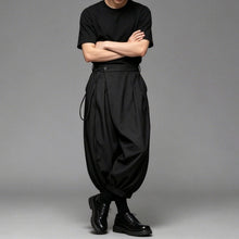 Load image into Gallery viewer, Japanese Style High-Waisted Cropped Balloon Pants
