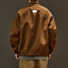 Load image into Gallery viewer, Stand-up Collar Loose Casual Solid Color Jacket
