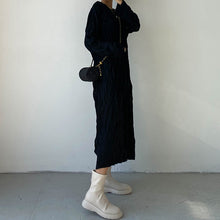 Load image into Gallery viewer, Round Neck A-line Loose Long Skirt
