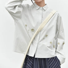 Load image into Gallery viewer, Women’s Line Embroidery 3D Casual Shirt

