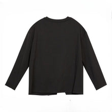 Load image into Gallery viewer, Crew Neck Loose Patchwork Casual Shirt
