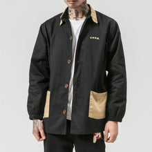 Load image into Gallery viewer, Vintage Print Color Contrast Jacket
