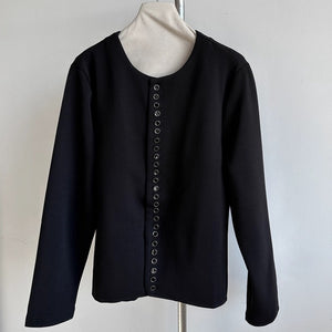 Multi-button Straight Shoulder Loose Casual Cardigan