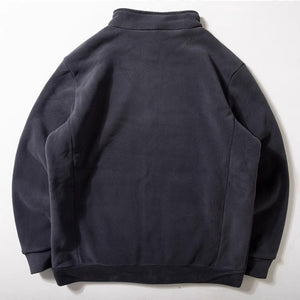 Double-faced Velvet Thickened Loose Casual Stand Collar Jacket