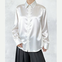 Load image into Gallery viewer, Shiny Satin Shirt Stage Performance Shirt
