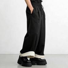 Load image into Gallery viewer, Japanese High-waist Drawstring Loose Wide-leg Straight Pants
