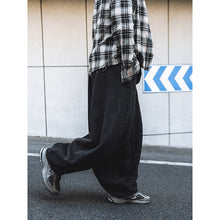 Load image into Gallery viewer, Japanese Retro Wide-leg Loose Denim Harem Pants
