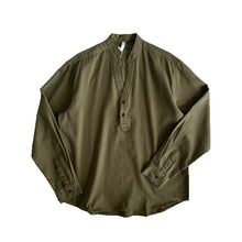 Load image into Gallery viewer, Breathable Cotton Stand Collar Long Sleeve Shirt Casual Top
