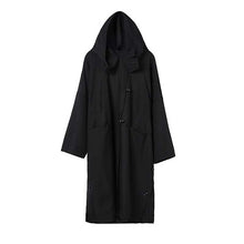 Load image into Gallery viewer, Black Loose Hooded Jacket
