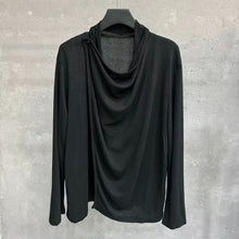 Load image into Gallery viewer, Retro Textured Knit Irregular Shawl Cardigan
