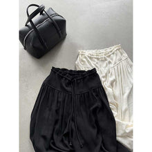 Load image into Gallery viewer, High-waisted Drawstring Pleated Culottes
