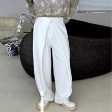 Load image into Gallery viewer, 3D Dual Waistbands Loose Wide-leg Trousers
