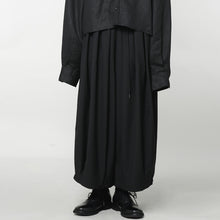 Load image into Gallery viewer, Japanese Style Wide-leg Casual Nine-point Pants
