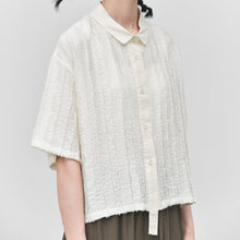 Load image into Gallery viewer, Women’s Textured Loose Casual T-shirt
