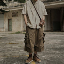 Load image into Gallery viewer, Large Pocket Cropped Casual Pants
