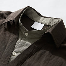 Load image into Gallery viewer, Casual Oversized Faux Two-piece Shirt
