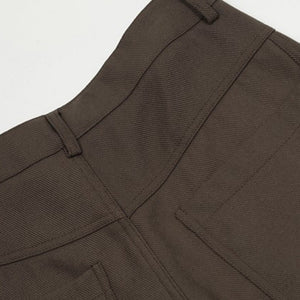 American Retro Rivet Stitching Deconstructed Scimitar Pants