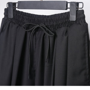 Loose Pleated Pleated Nine-point Pants