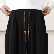 Load image into Gallery viewer, Corduroy Side Pocket Loose Wide-leg Casual Pants
