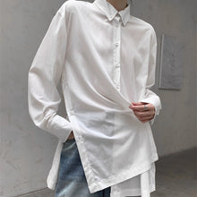 Load image into Gallery viewer, Loose Slit-buttoned Two-way Shirt
