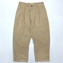 Load image into Gallery viewer, Heavyweight Washed Corduroy Pleated Loose Wide-leg Straight Trousers

