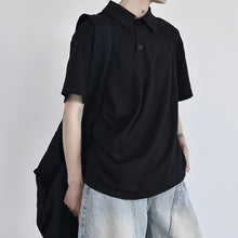 Load image into Gallery viewer, Casual Loose Polo Collar Polo T-shirt
