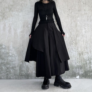 Irregular Loose Wide-leg Culottes